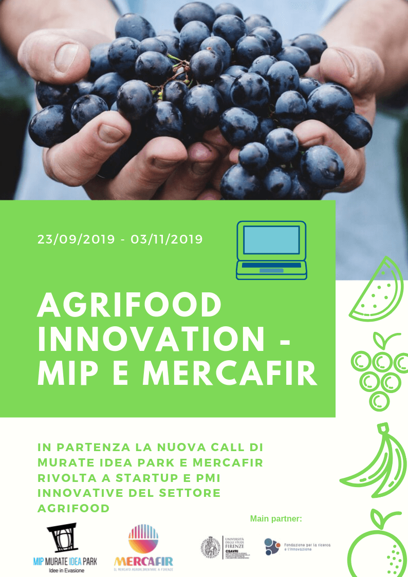 Agrifood Innovation, al via la Call for Ideas di MIP e Mercafir.