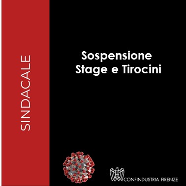 Sospensione Stage e Tirocini