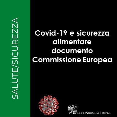 Covid-19 e sicurezza alimentare documento Commissione Europea