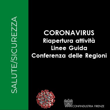 Coronavirus – Linee Guida della Conferenza delle Regioni