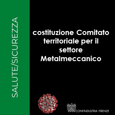 costituzione Comitato territoriale per il settore Metalmeccanico