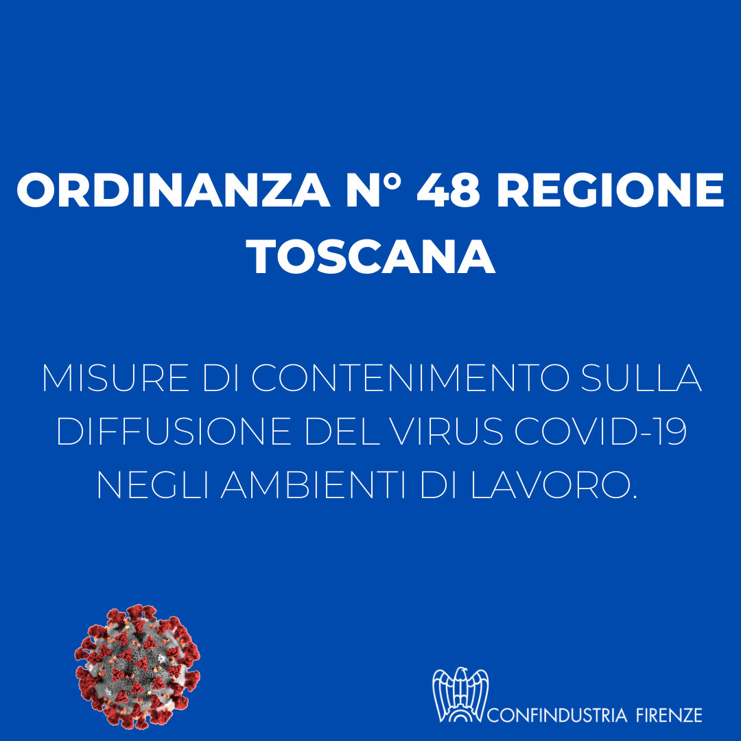 Ordinanza n 48 regione toscana