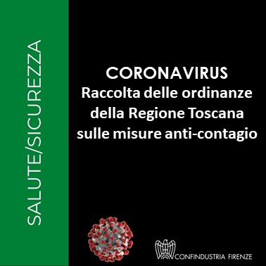 Coronavirus – Raccolta delle ordinanze della Regione sulle misure anti-contagio