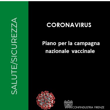 Covid-19 – Piano per la campagna vaccinale nazionale