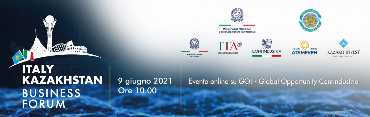 Business Forum Italia-Kazakistan (9 Giugno 2021)